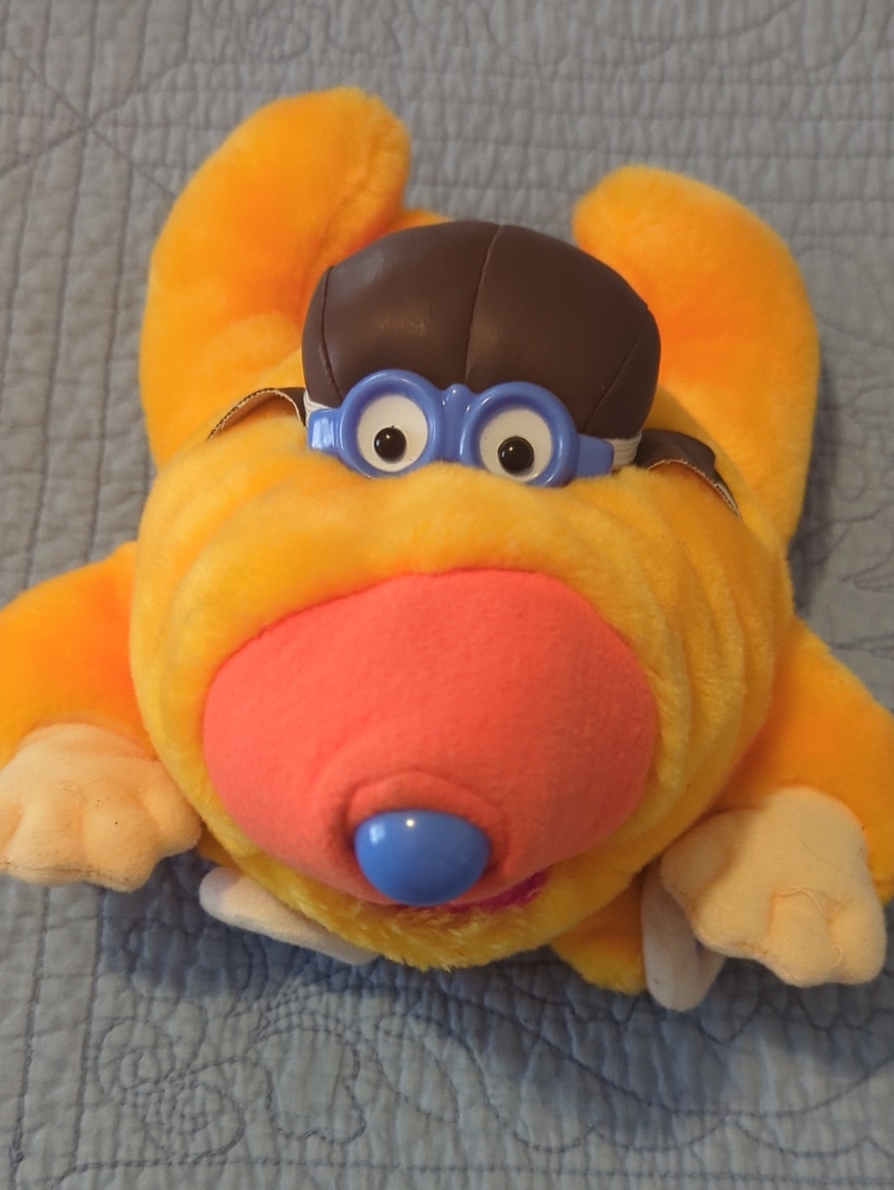 Floppy Flyers Vintage "By By Plane" Plush Hand Puppet